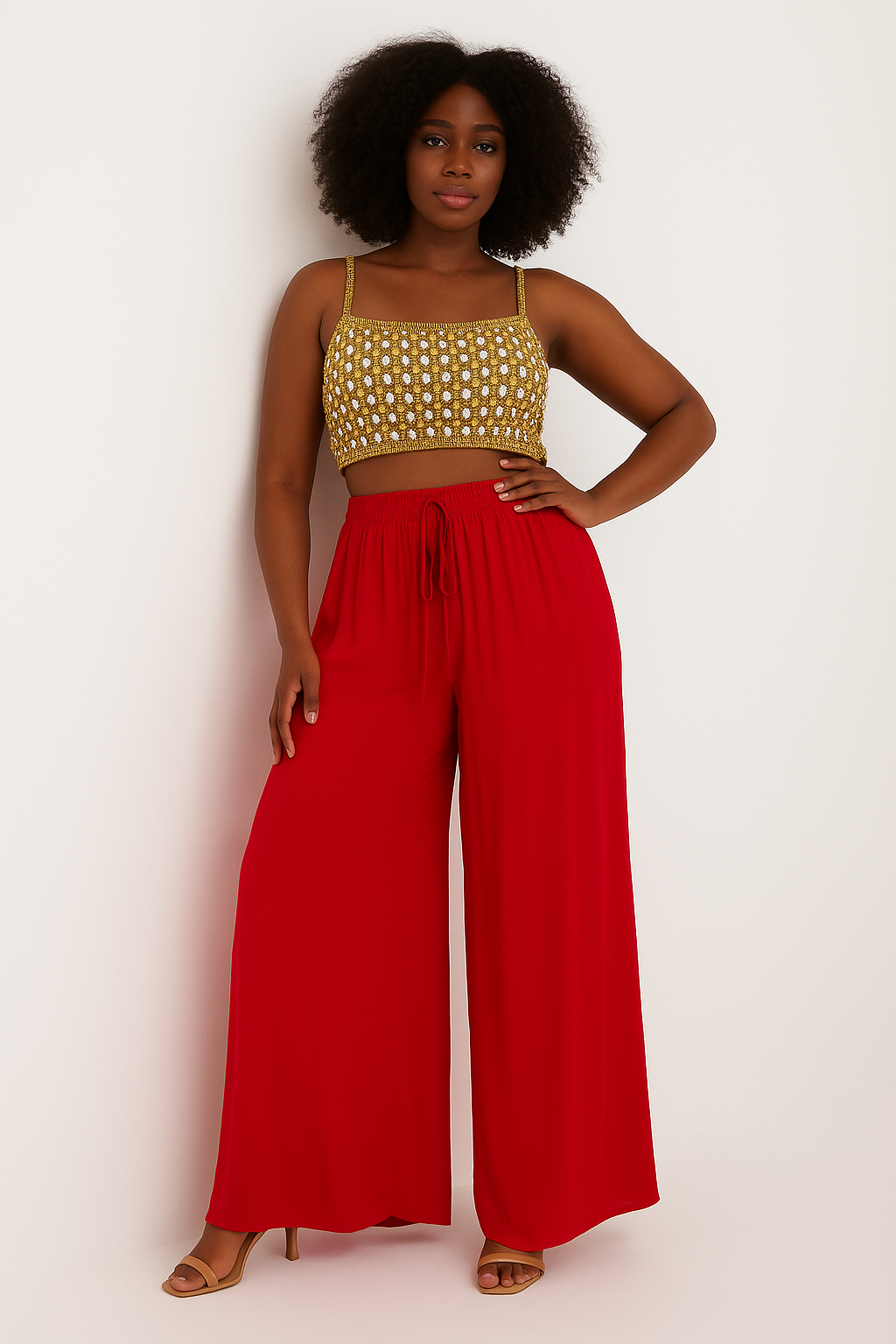 Pantalon Palazzo Léger – Élégance aérienne et confort au quotidien