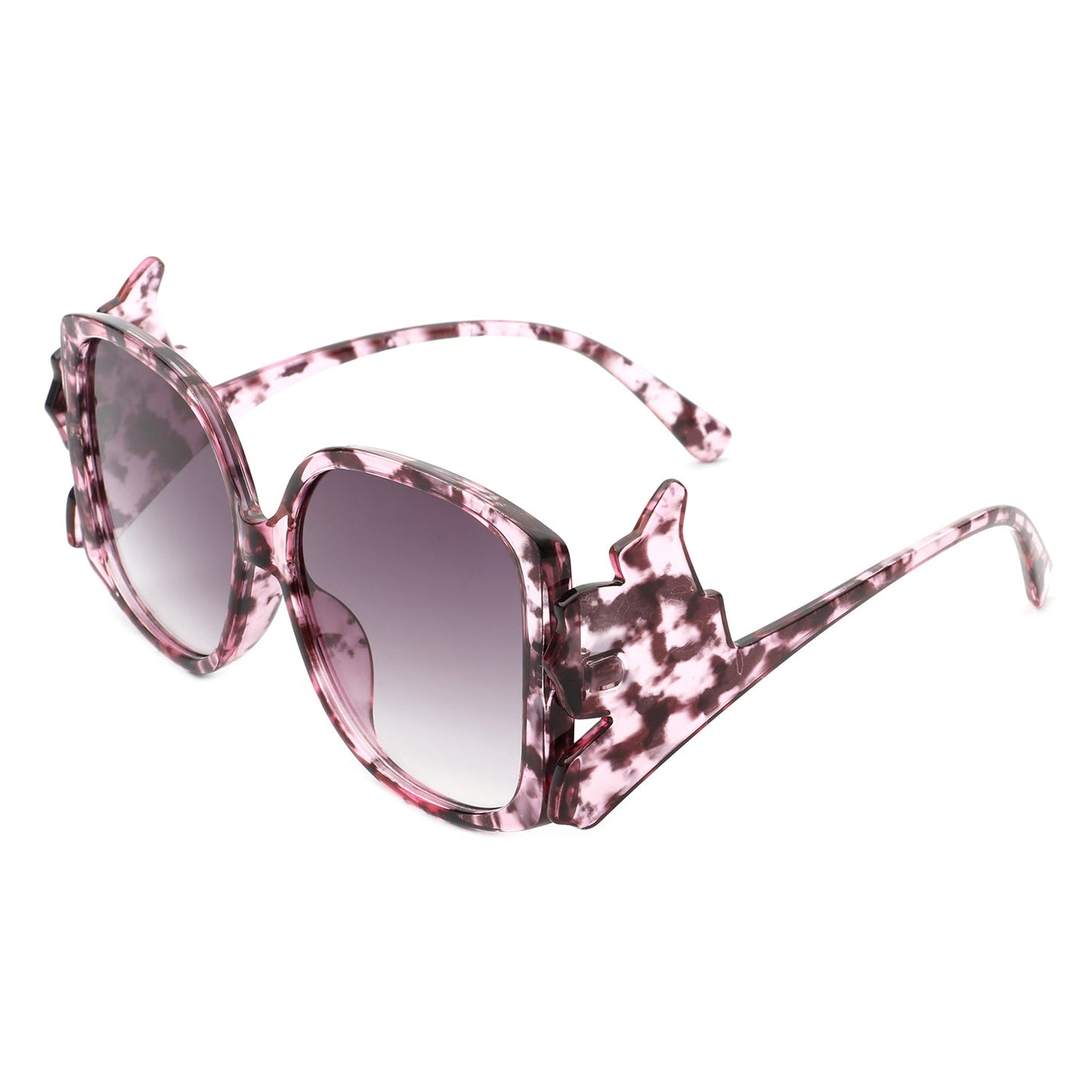 Vortexia – Lunettes de Soleil Oversize à Monture Irrégulière