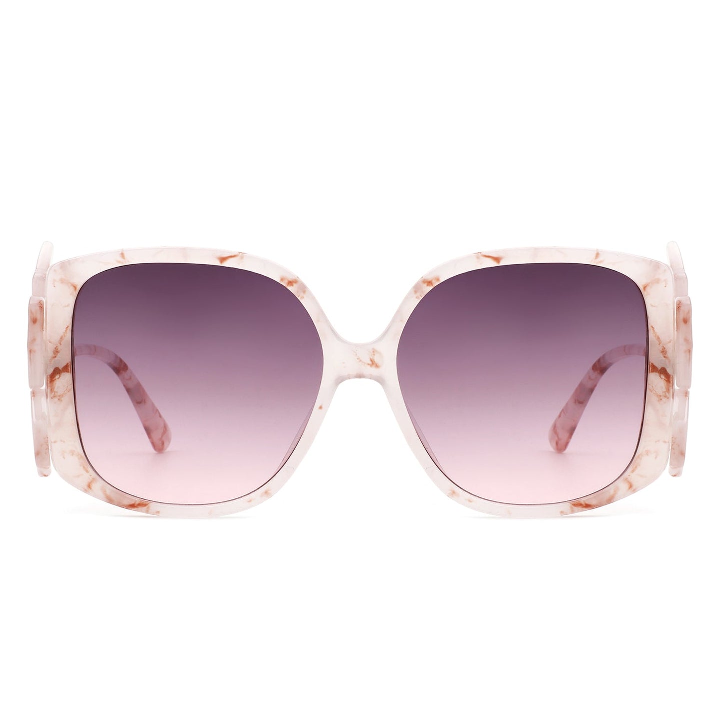Vortexia – Lunettes de Soleil Oversize à Monture Irrégulière