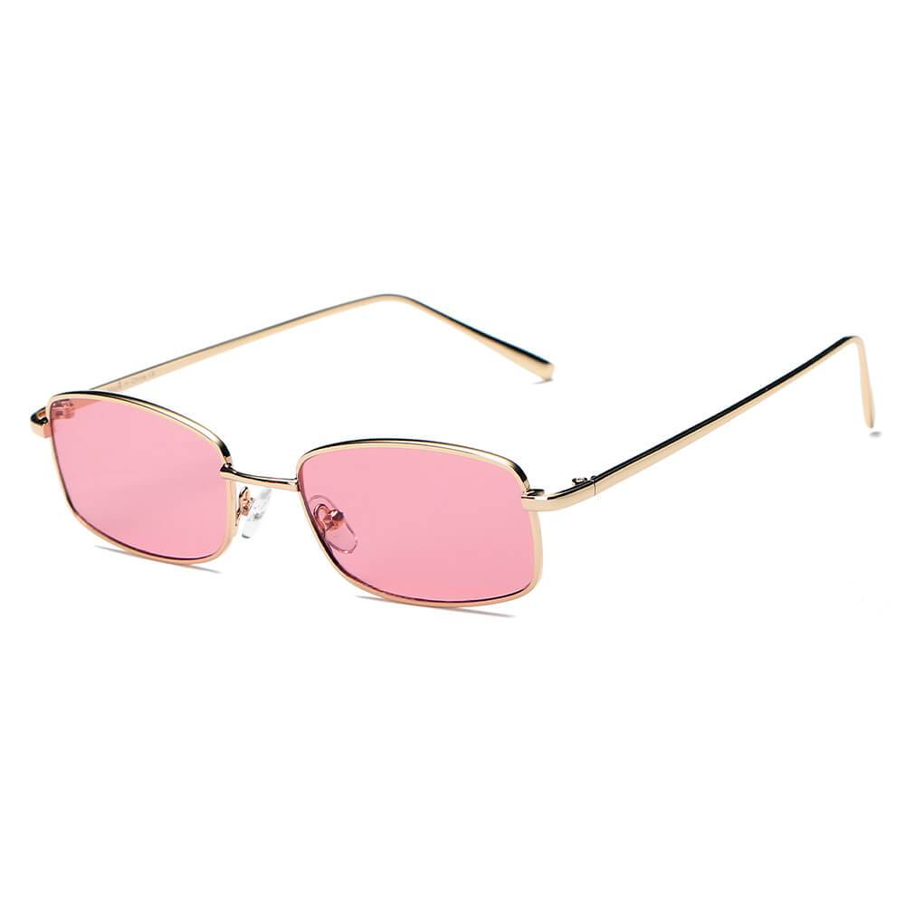 Lunettes Rectangle Vintage – Monture Métal