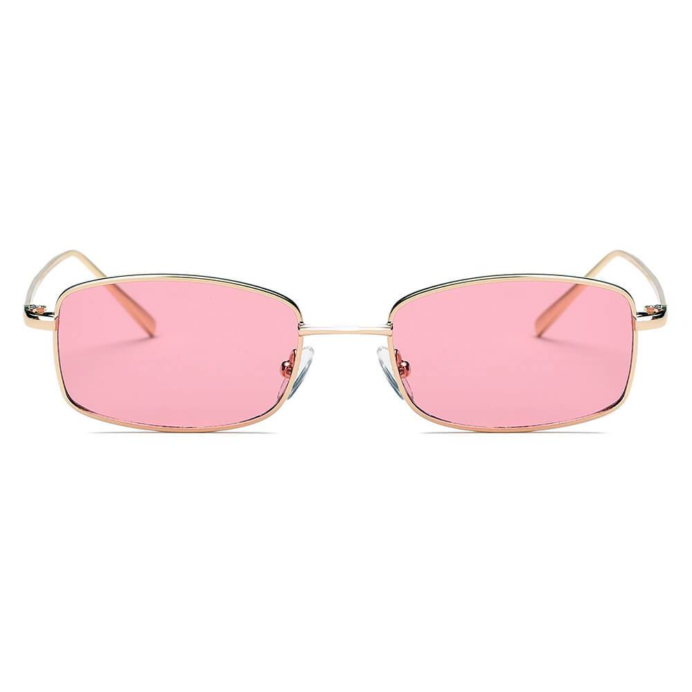 Lunettes Rectangle Vintage – Monture Métal