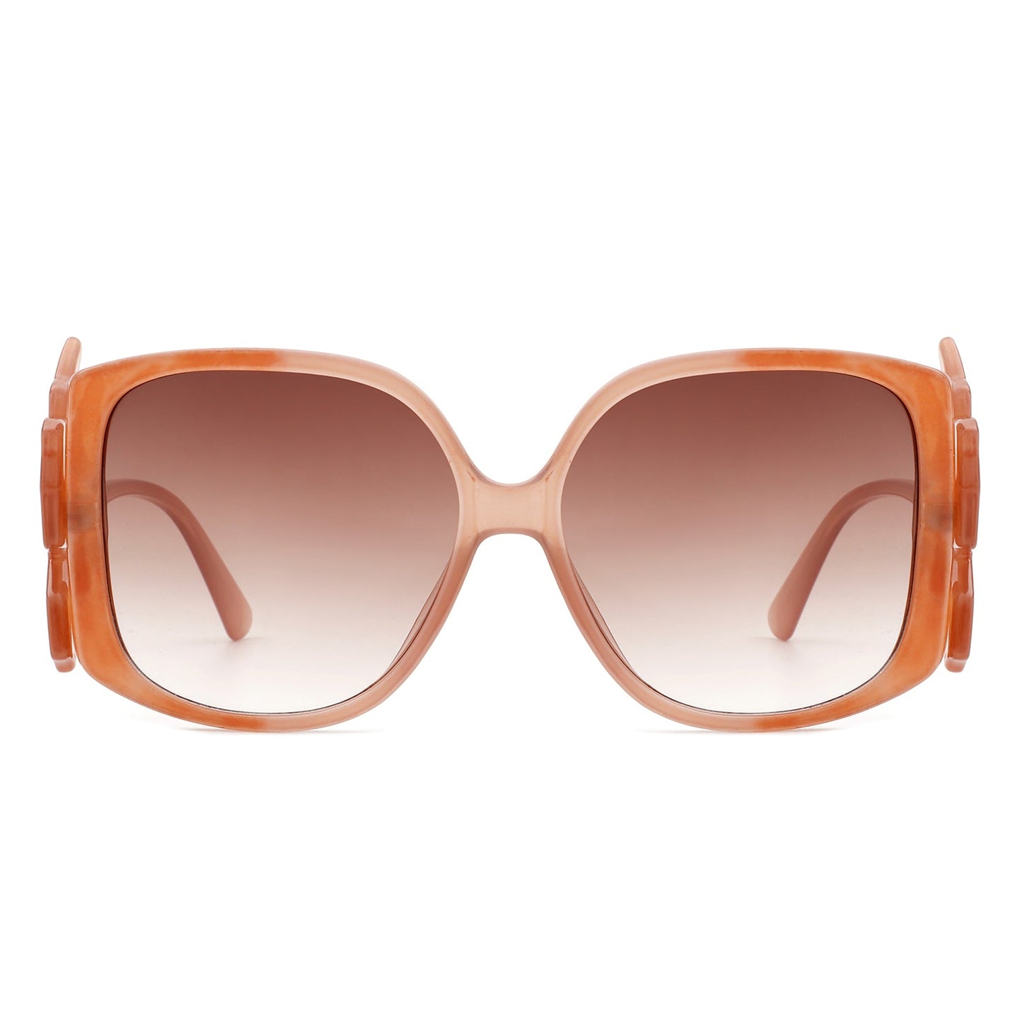 Vortexia – Lunettes de Soleil Oversize à Monture Irrégulière