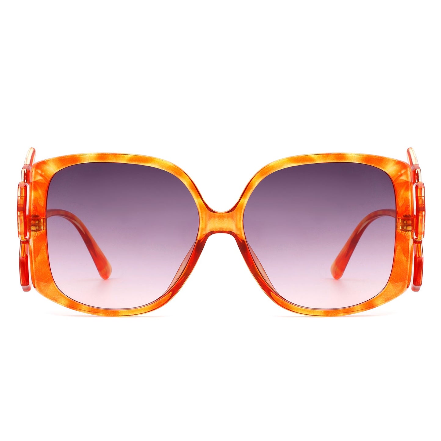 Vortexia – Lunettes de Soleil Oversize à Monture Irrégulière
