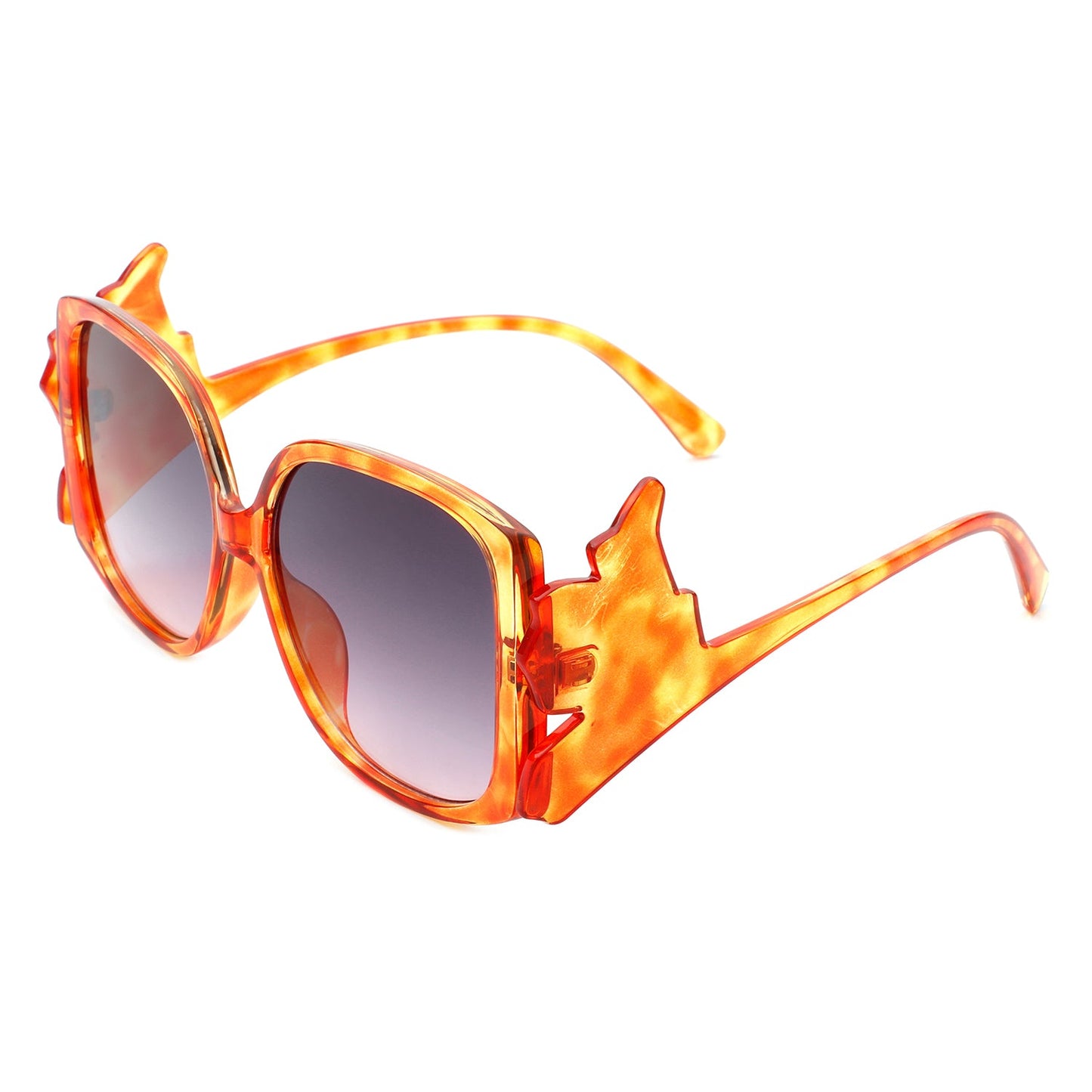 Vortexia – Lunettes de Soleil Oversize à Monture Irrégulière
