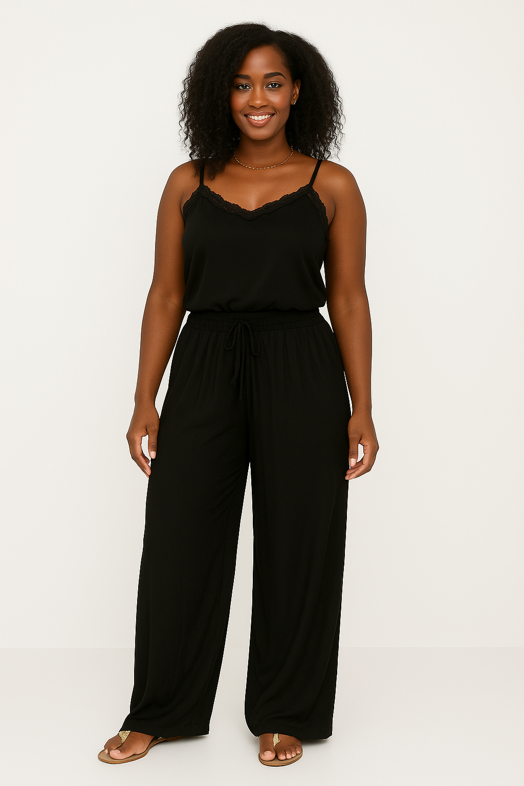 Pantalon Palazzo Léger – Élégance aérienne et confort au quotidien