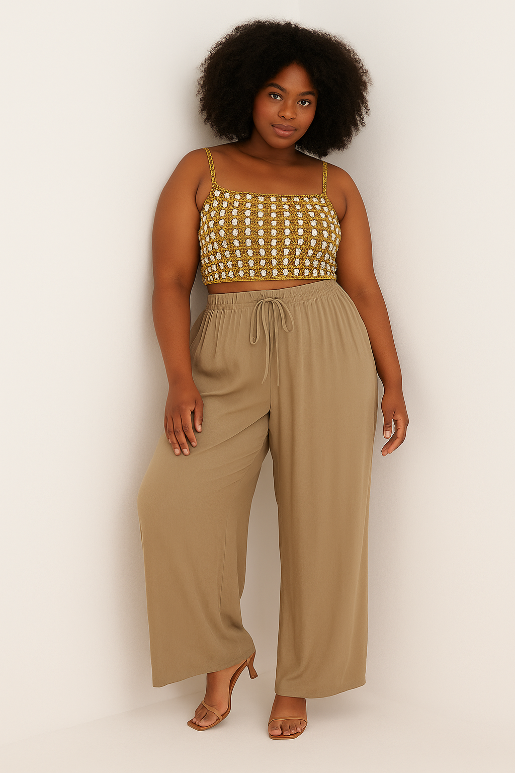 Pantalon Palazzo Léger – Élégance aérienne et confort au quotidien