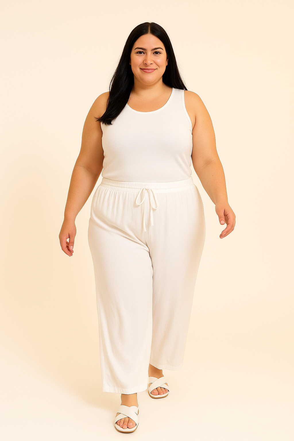 Pantalon Palazzo Léger – Élégance aérienne et confort au quotidien