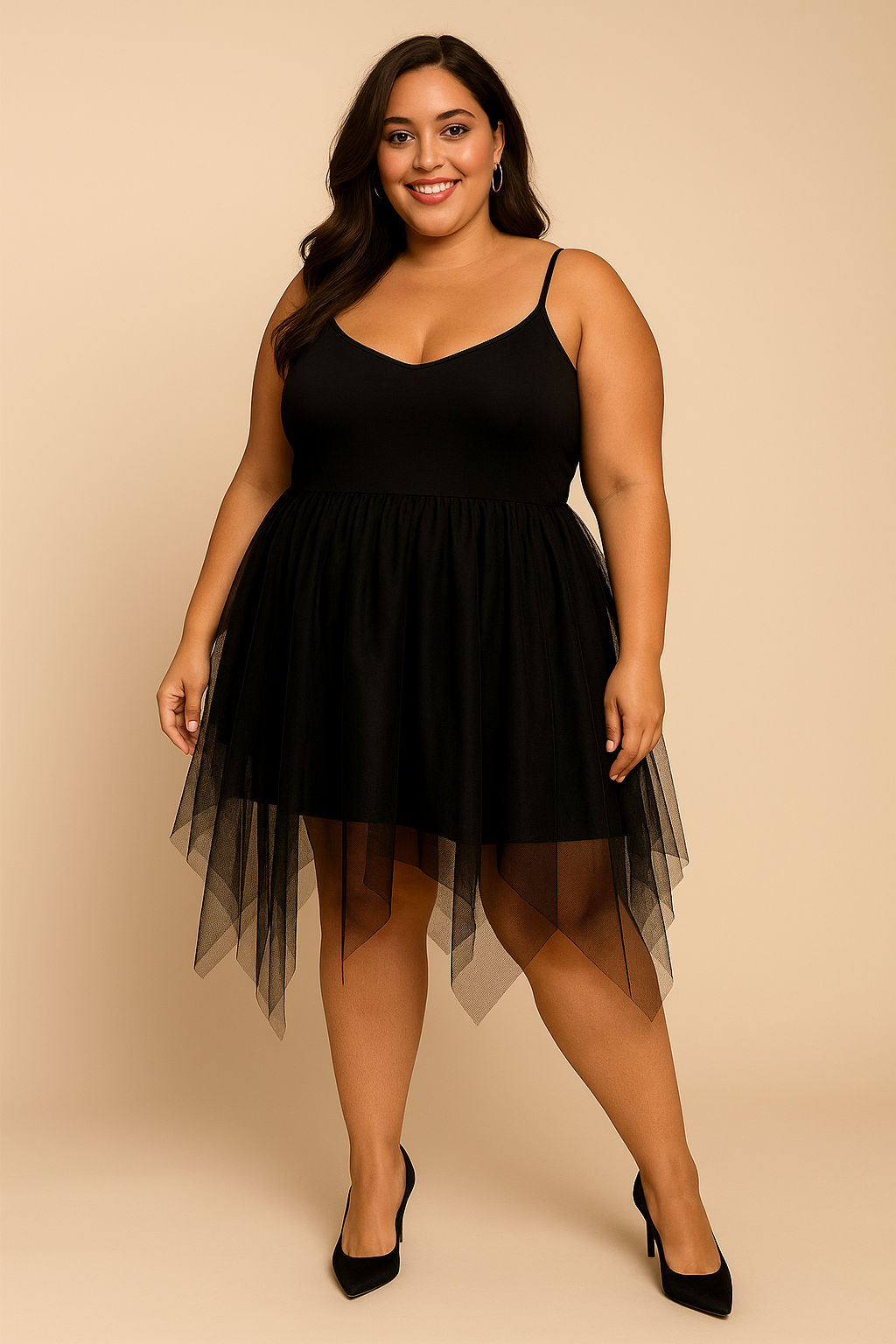 Ensemble 2 pièces « Bella Donna » – Élégance urbaine en tulle et maille douce-Italy Moda