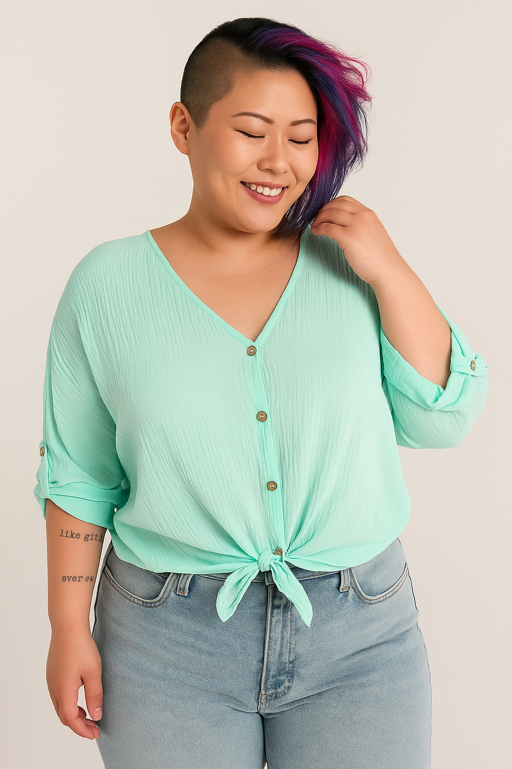 Chemise femme 100 % coton – légèreté, confort et style décontracté-Italy Moda
