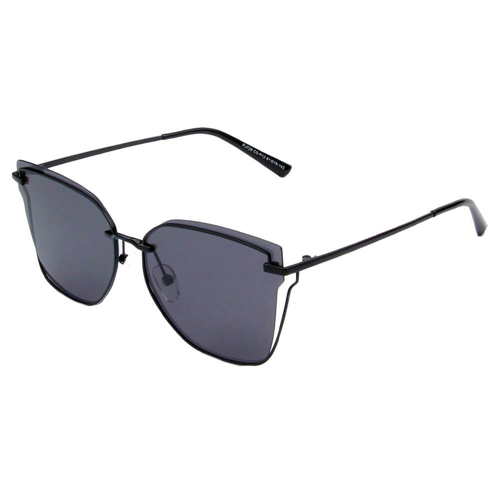 Murcia – Lunettes œil-de-chat métalliques aux verres polarisés