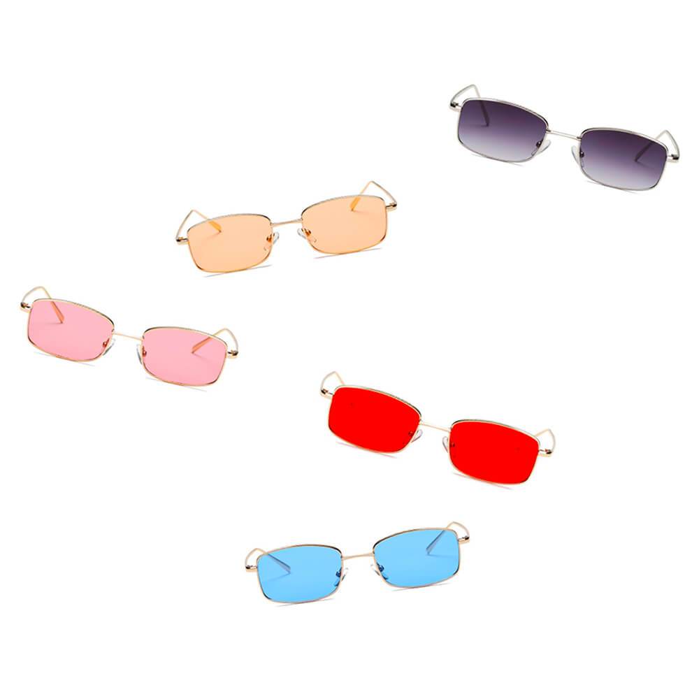 Lunettes Rectangle Vintage – Monture Métal