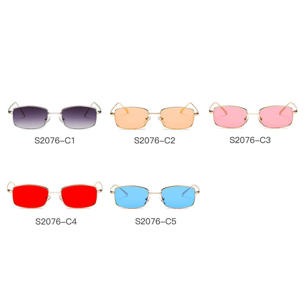 Lunettes Rectangle Vintage – Monture Métal