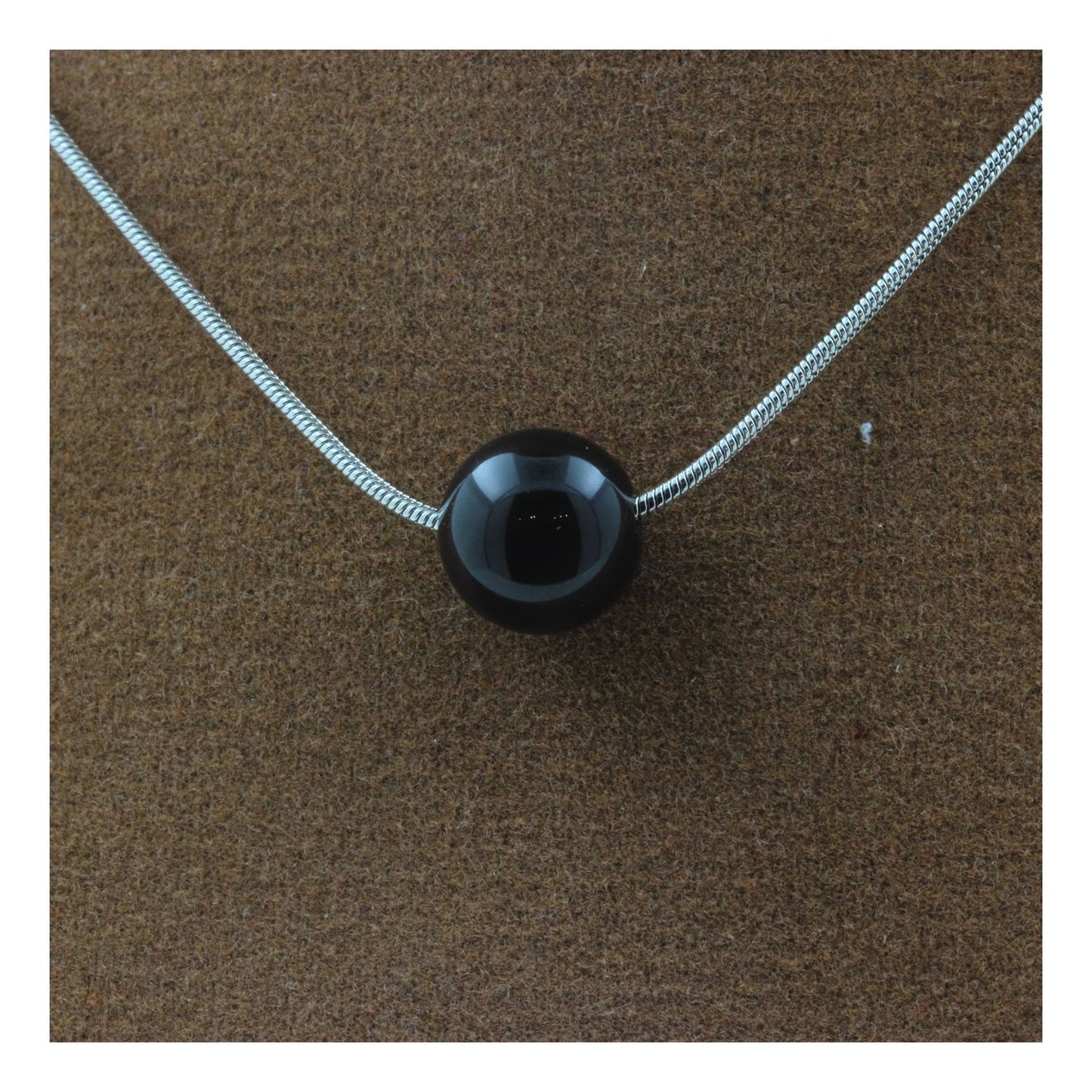 Collier Sombre Harmonie – Obsidienne Noire