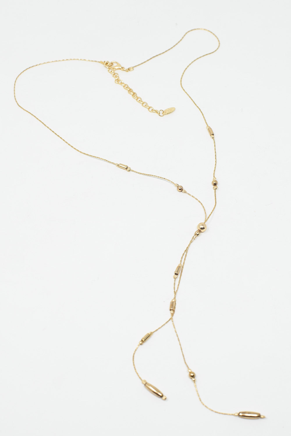 Collier Doré Long – Perles & Pampille Chic