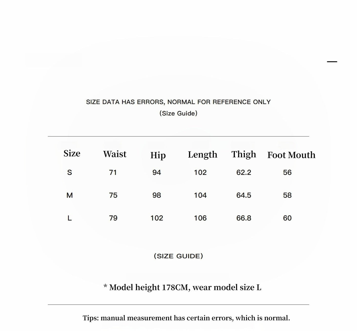 Vintage Style Curved Split Design Enzyme Wash Process Wide-Leg Micro-Lapel Mid-Low Waist Denim Pants