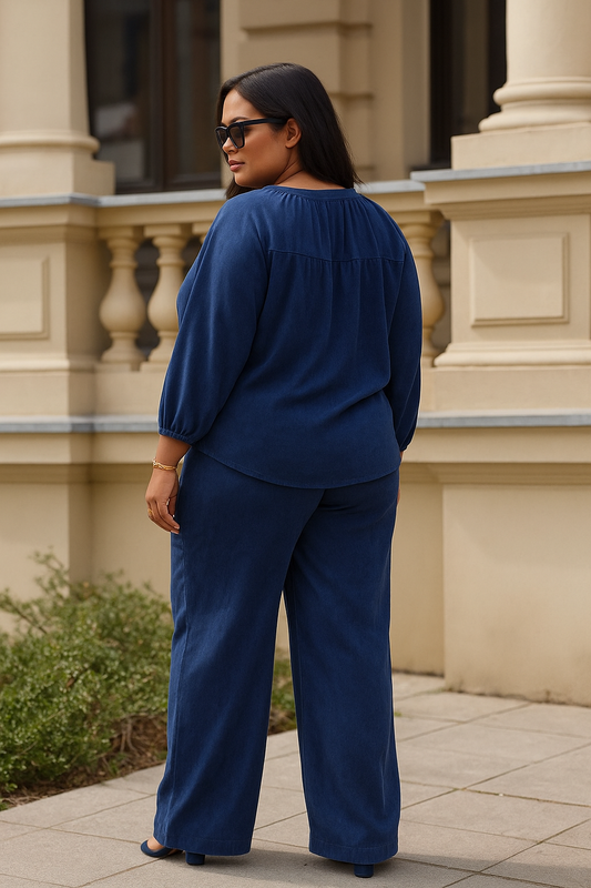 Chemise ample en Tencel – Volume, douceur et silhouette légère-Roco Fashion