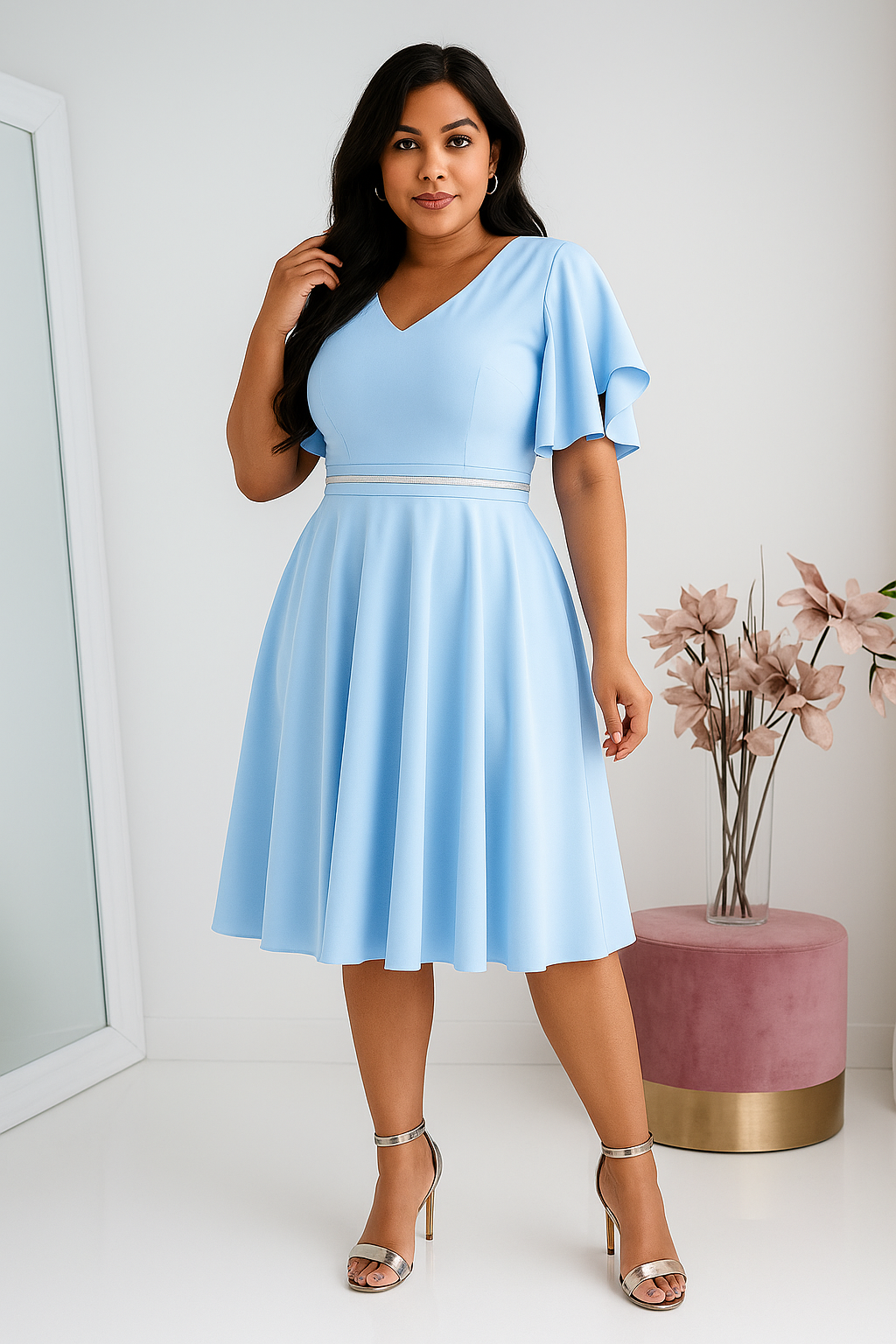Robe Cocktail “With You” – Raffinée & Romantique