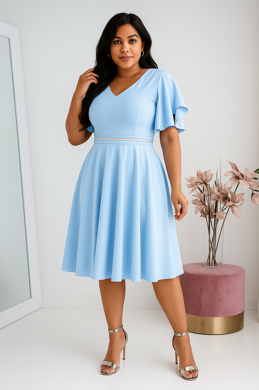 Robe Cocktail “With You” – Raffinée & Romantique