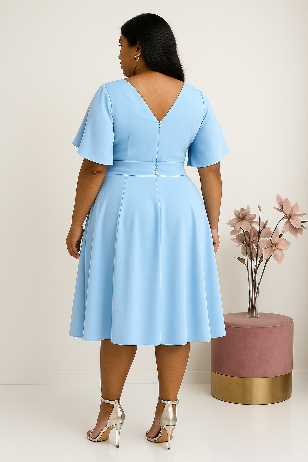 Robe Cocktail “With You” – Raffinée & Romantique