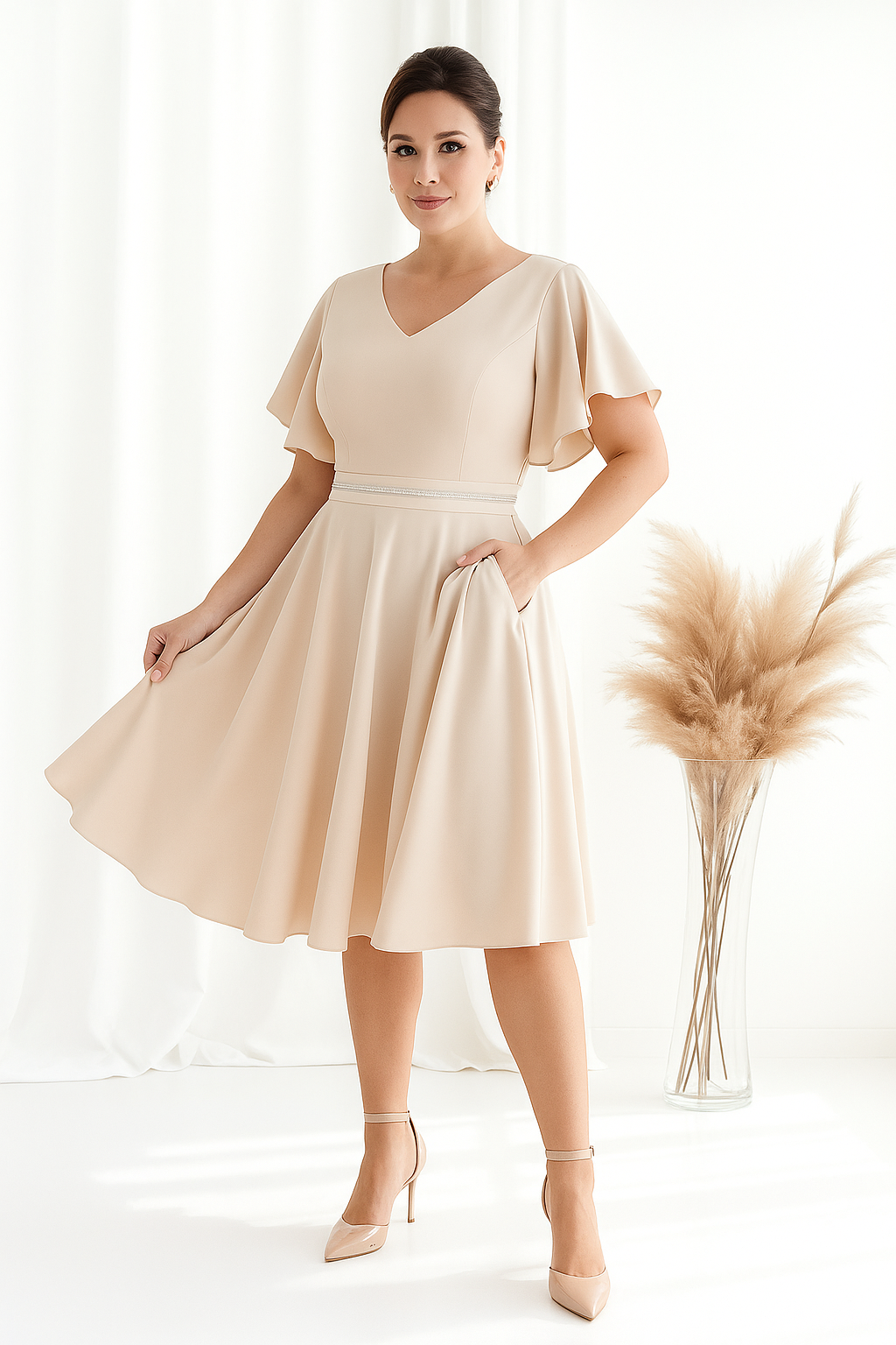 Robe Cocktail “With You” – Raffinée & Romantique