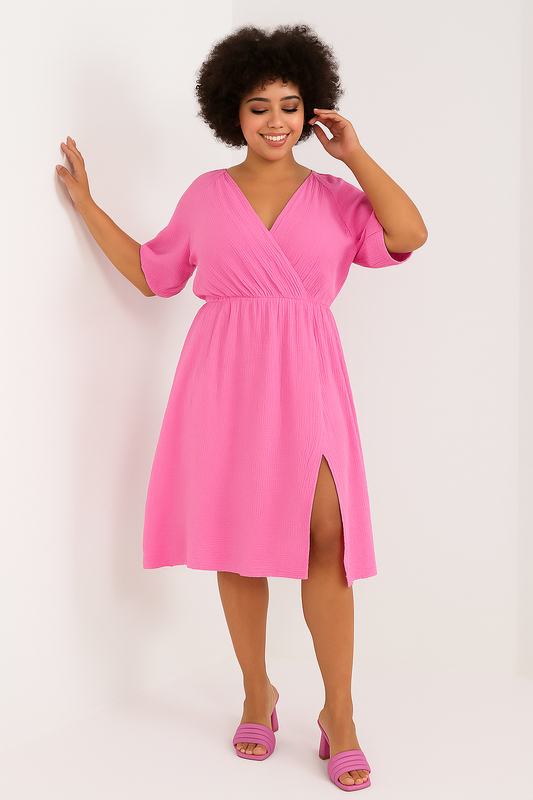 Robe d’été fluide en coton - Italy Moda