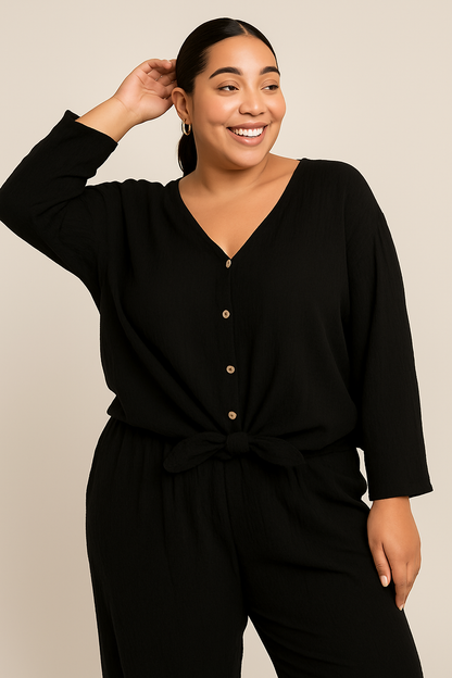 Chemise femme 100 % coton – légèreté, confort et style décontracté-Italy Moda