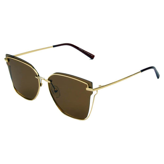 Murcia – Lunettes œil-de-chat métalliques aux verres polarisés