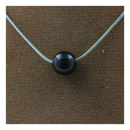 Collier Sombre Harmonie – Obsidienne Noire
