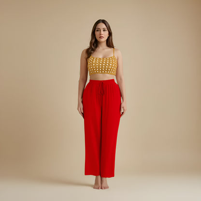 Pantalon Palazzo Léger – Élégance aérienne et confort au quotidien