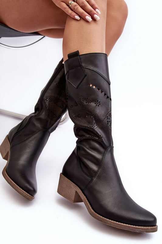  Open-work Boots model 192114 Step in style 