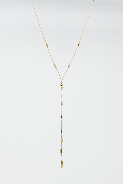 Collier Doré Long – Perles & Pampille Chic