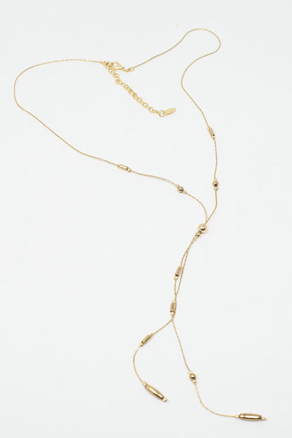 Collier Doré Long – Perles & Pampille Chic